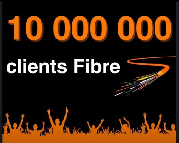 Orange franchit les 10 millions de clients fibre.