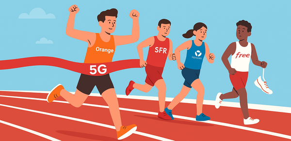 Orange a fini le marathon 5G, SFR et Bouygues approchent… Free cherche encore ses baskets.